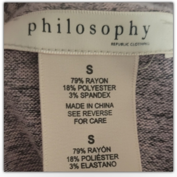 Philosophy waterfall open cardigan size small - Picture 4 of 4